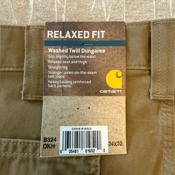 Carhartt Men's Tan Cargo Pants - Picture 3 of 3